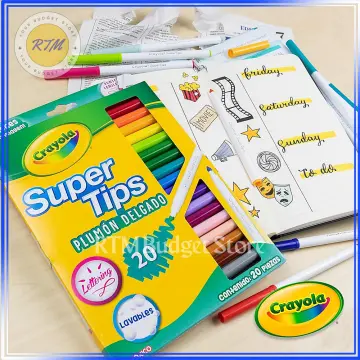 Shop Crayola Supertips with great discounts and prices online - Jan 2024